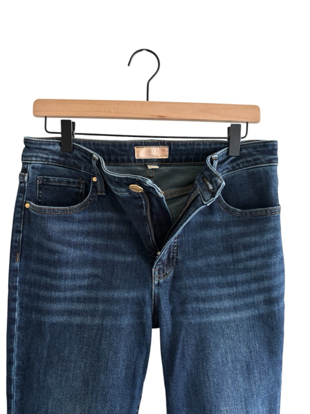 Kut From The Kloth Stella High Rise Fab Ab Flare Denim Jeans Size 6 - Picture 5 of 16